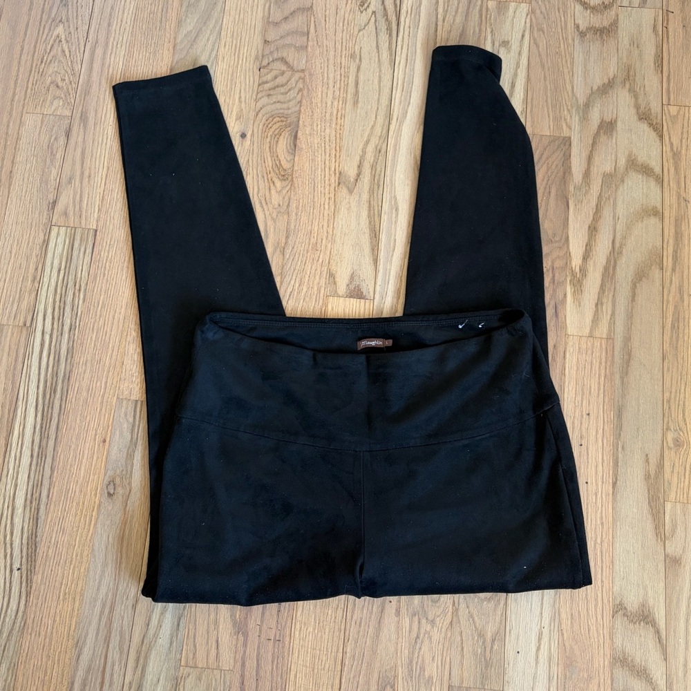 J McLaughlin Suede Leggings Black Pull On L
